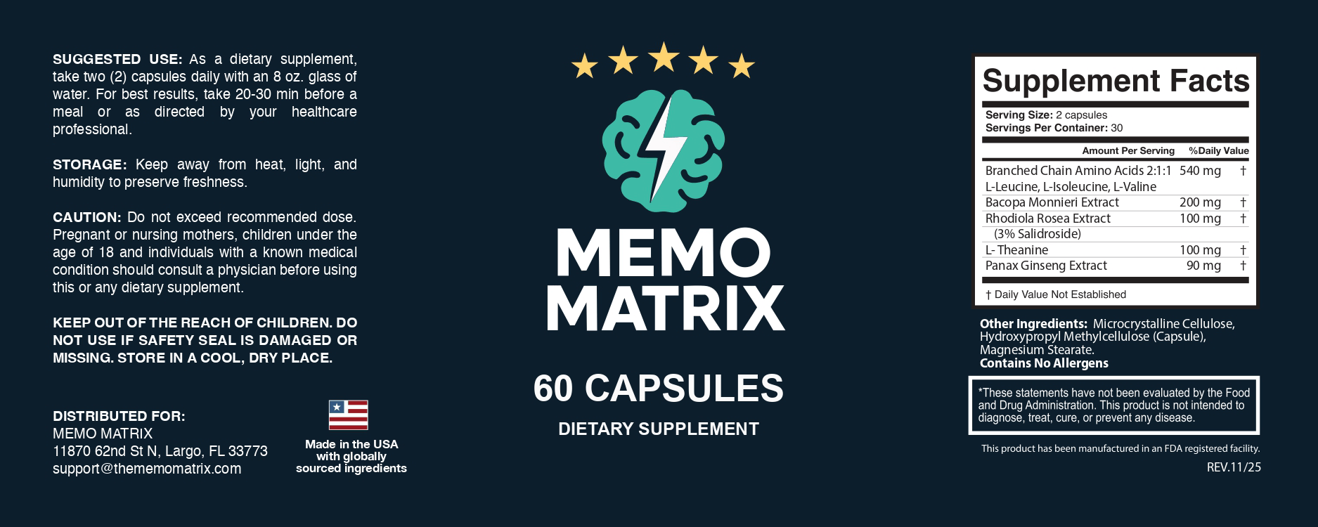 memomatrix label